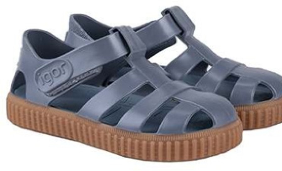 Shoes Igor Girl'S Sandals | Igor Boy'S And Girl'S Nico Caramelo Sandal, Azul