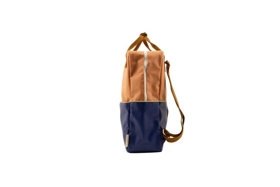 Accessories Sticky Lemon | Sticky Lemon Colourblocking Large Backpack, Morning Sky/Deep Lake Blue