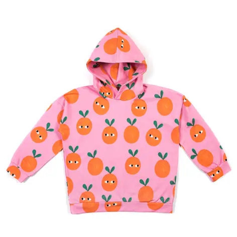 Clothes Don't Grow Up | Don'T Grow Up Organic Oranges On Pink Hoodie