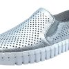 Shoes My Brooklyn Boy'S Casual Shoes | My Brooklyn Girl'S Silver Leather Coney Island Sneaker