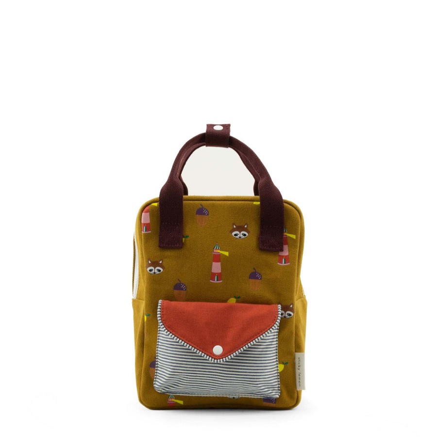 Accessories Sticky Lemon | Sticky Lemon Small Backpack, Special Edition Meadows, Khaki Green