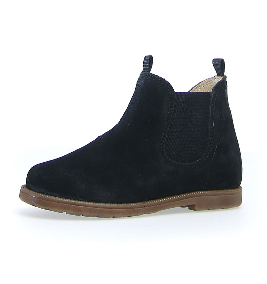 Shoes Naturino Girl'S Boots | Naturino Falcotto Girl'S & Boy'S Winter Wood Suede Sneakers - Black