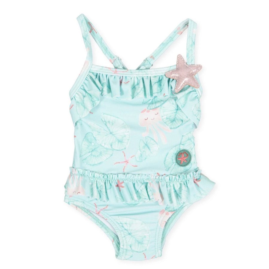 Clothes Tutto Piccolo | Tutto Piccolo Green Swimsuit