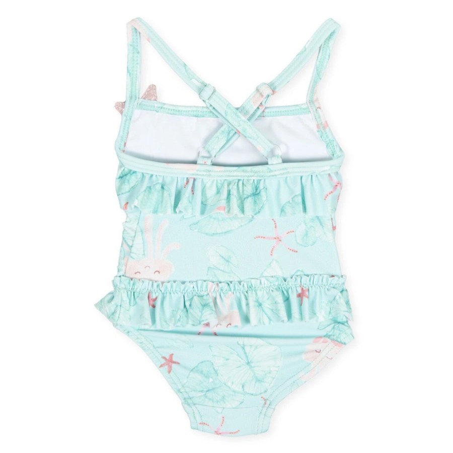 Clothes Tutto Piccolo | Tutto Piccolo Green Swimsuit