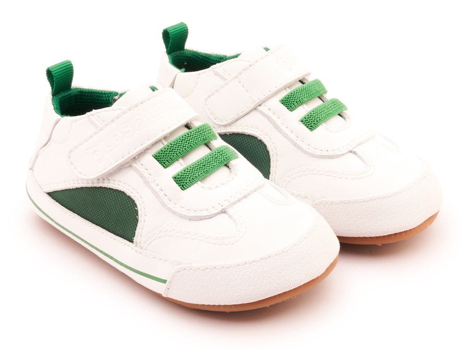 Shoes Old Soles Girl'S Casual Shoes | Old Soles Boy'S & Girl'S 0078Rt Meshy Casual Shoes - Snow / Green