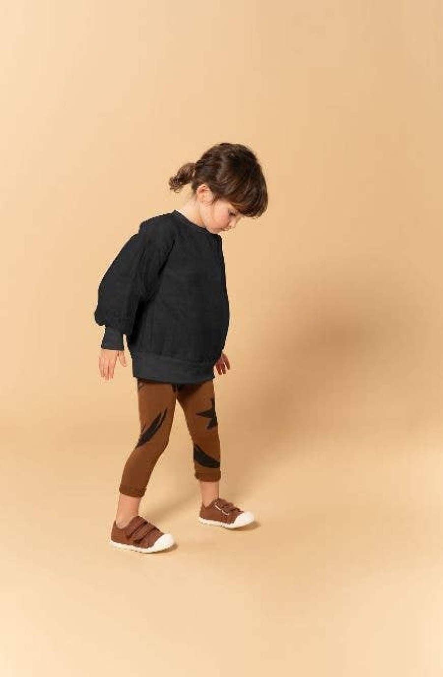 Clothes OMAMImini | Omamimini Jersey Leggings - Brown