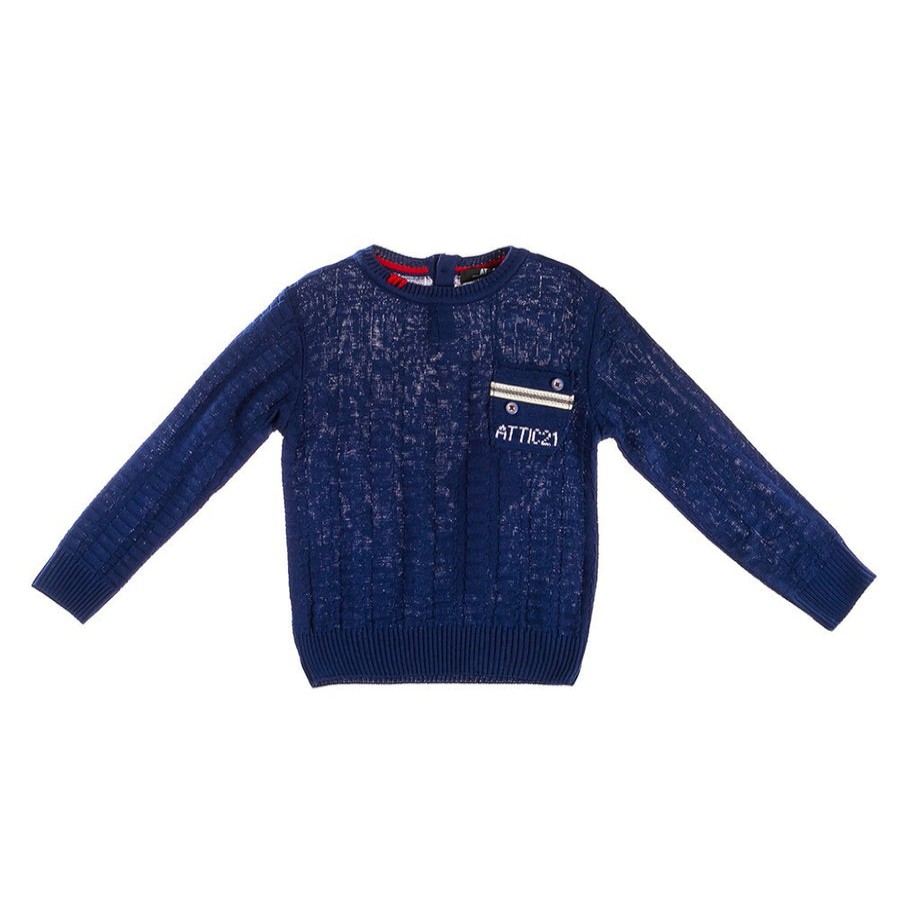 Clothes Attic 21 | Attic 21 Boy'S Nsw4294 Sweater - Blue