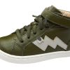 Shoes Old Soles Boy'S Casual Shoes | Old Soles Boy'S And Girl'S 6137 Bolted Hightop Sneakers - Militare/Gris