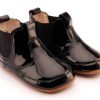 Shoes Old Soles Girl'S Dress Shoes | Old Soles Boy'S & Girl'S 188R Bambini Local Boots/Dress Shoes - Black Patent / Black