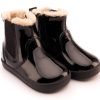 Shoes Old Soles Girl'S Dress Shoes | Old Soles Girl'S 315 Rider Booties - Black Patent