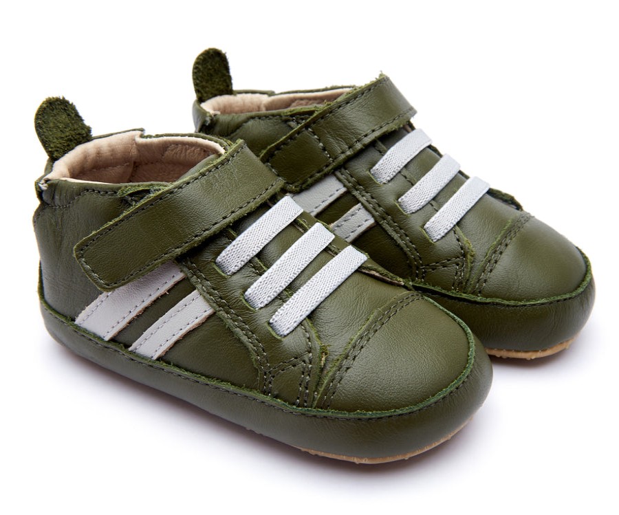 Shoes Old Soles Boy'S Casual Shoes | Old Soles Boy'S 066R High Roller Shoes - Militare/Gris