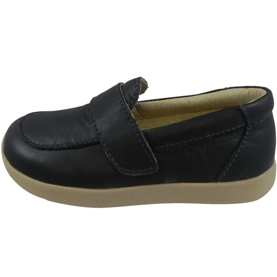 Shoes Old Soles Boy'S Casual Shoes | Old Soles Boy'S 346 Business Loafer Leather Slip On Shoe Black