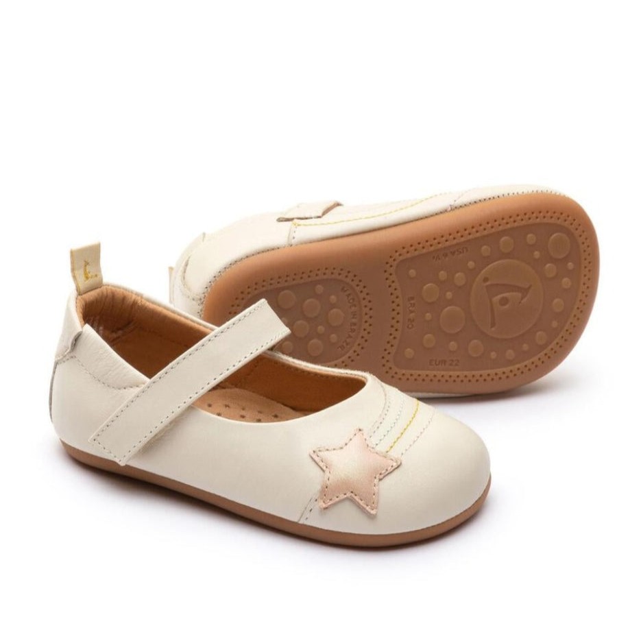 Shoes Tip Toey Joey Girl'S Dress Shoes | Tip Toey Joey Girl'S Dolly Star Mary Jane, Tapioca/Candy Dream