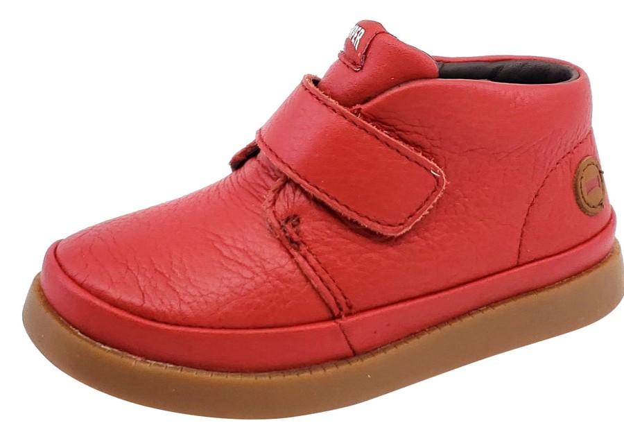 Shoes Camper Boy'S Casual Shoes | Camper For Boy'S And Girl'S Leather Hook And Loop Rojo Miel Bottie