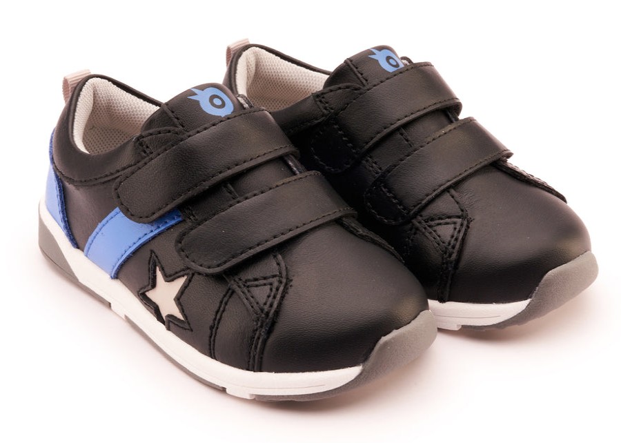 Shoes Old Soles Boy'S Casual Shoes | Old Soles Boy'S 2101 Track Squad Casual Shoes - Black / Neon Blue / Gris / White Grey Sole