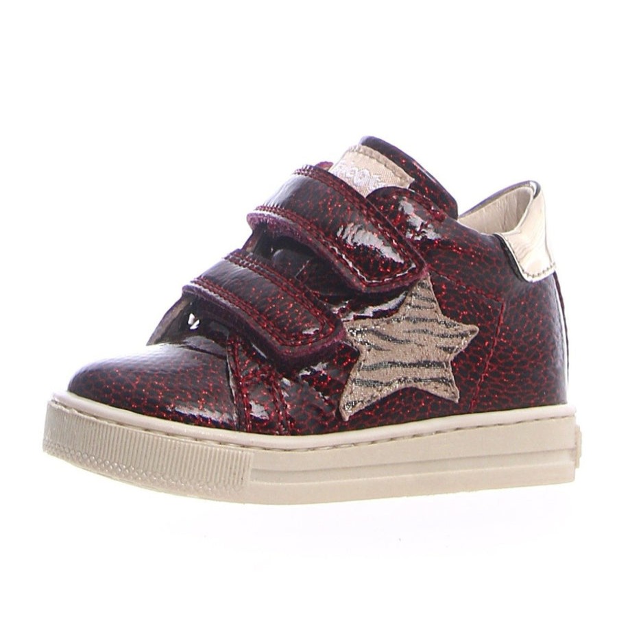 Shoes Naturino Boy'S Casual Shoes | Naturino Falcotto Boy'S & Girl'S Sasha Vl Florida Shine/St. Zebra Fashion Sneakers - Lam Bordeaux/Platino