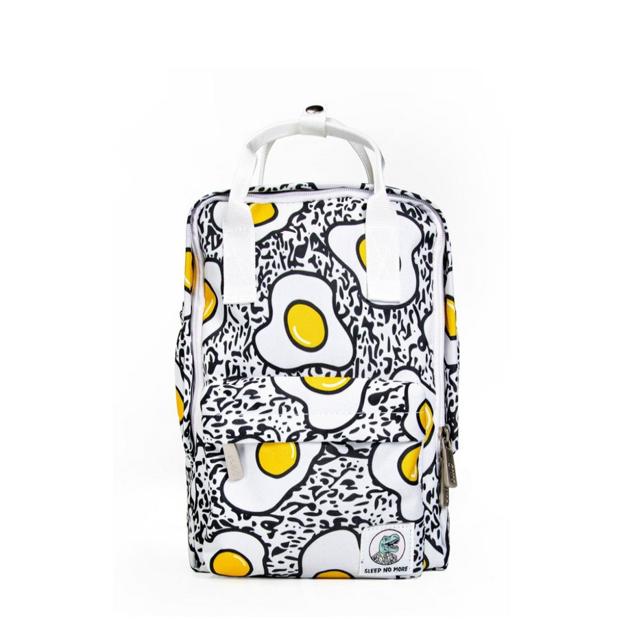 Accessories Sleep No More | Sleep No More Preschool Backpack, Egg-Cellent Print