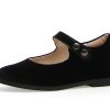 Shoes Naturino Girl'S Dress Shoes | Naturino Girl'S Calen Velvet Flat Shoes - Black