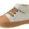 Shoes Old Soles Boy'S Casual Shoes | Old Soles Boy'S High Ball Premium Leather First Walker Sneaker Shoes, Gris/Tan