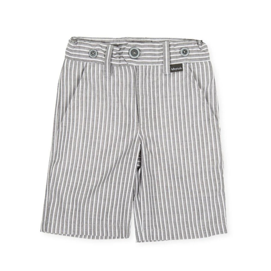 Clothes Tutto Piccolo | Tutto Piccolo 8322 Gray Shorts - Antracite