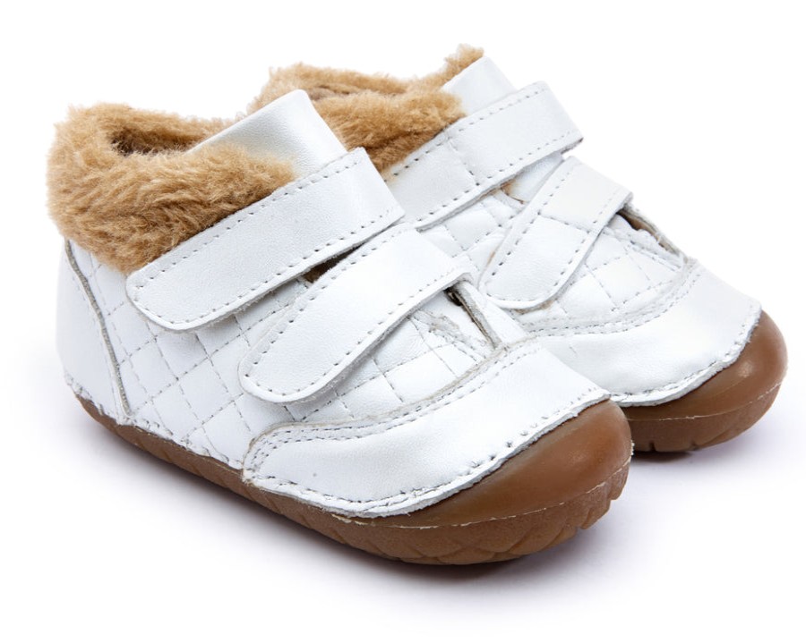 Shoes Old Soles Boy'S Casual Shoes | Old Soles Boy'S & Girl'S 4069 Quilty Bear Pave Sneaker Booties - Nacardo Blanco