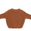 Clothes OMAMImini | Omamimini Oversized Cotton Sweater - Rust