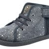 Shoes ChildrenChic Boy'S Casual Shoes | Childrenchic Boy'S And Girl'S Side-Zip Chukka Boot, Grey Silver Bubble Velvet