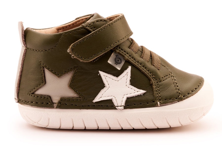 Shoes Old Soles Boy'S Casual Shoes | Old Soles Boy'S 4098 Starstar Pave Casual Shoes - Militare / Snow / Gris