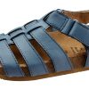 Shoes Old Soles Boy'S Sandals | Old Soles Boy'S Roadstar Fisherman Leather Sandals, Indigo