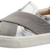 Shoes Old Soles Boy'S Casual Shoes | Old Soles Boy'S And Girl'S Stretch Hoff Slip-On Sneaker Double Band Shoe, Silver/Grey