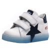 Shoes Naturino Boy'S Casual Shoes | Naturino Falcotto Boy'S And Girl'S Salazar Vl Calf Sneaker Shoes - White/Navy