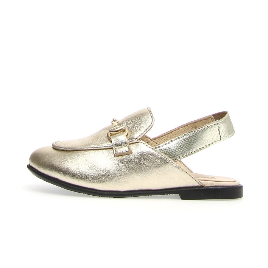 Shoes Naturino Girl'S Dress Shoes | Naturino Girl'S Mestre Sling Backs - Metallic Platinum