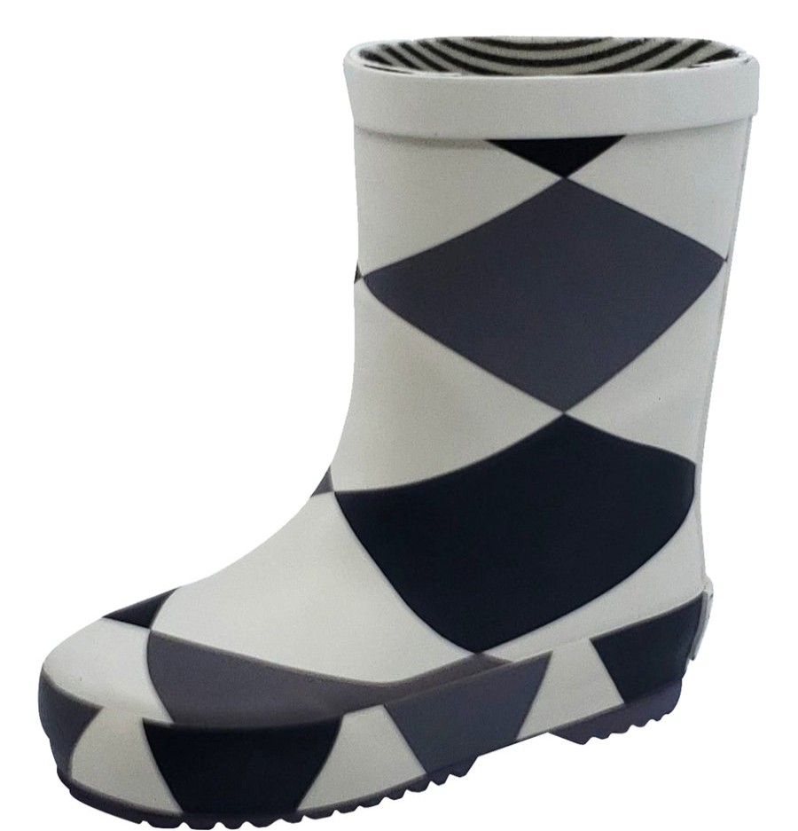 Shoes BOXBO Boy'S Boots | Boxbo Damier Girl'S And Boy'S Rain Boot