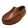 Shoes Atlanta Mocassin Girl'S Dress Shoes | Atlanta Mocassin Boy'S And Girl'S Plain Vamp Leather Loafers, Tawny Sierra Antik