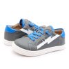 Shoes Old Soles Boy'S Casual Shoes | Old Soles Boy'S And Girl'S 6124 Bolty Runner Shoe - Grey/Neon Blue/Snow