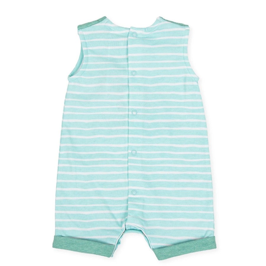 Clothes Tutto Piccolo | Tutto Piccolo Teal Octopus Romper