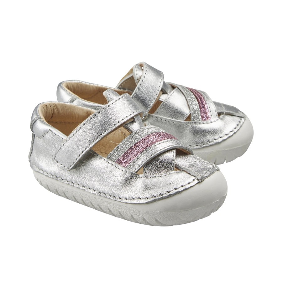 Shoes Old Soles Girl'S Casual Shoes | Old Soles Girl'S 4077 Tri Pave Shoes - Silver/Glam Argent/Glam Pink/Silver