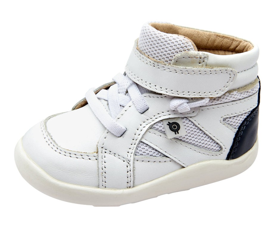 Shoes Old Soles Boy'S Casual Shoes | Old Soles Boy'S & Girl'S 8002 High Ground Sneakers - Snow/Navy