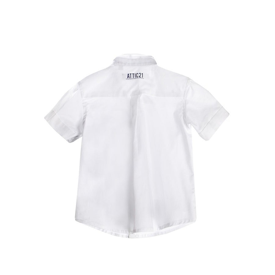 Clothes Attic 21 | Attic 21 Short Sleeve Hsh4212 Dress Shirt - Off White