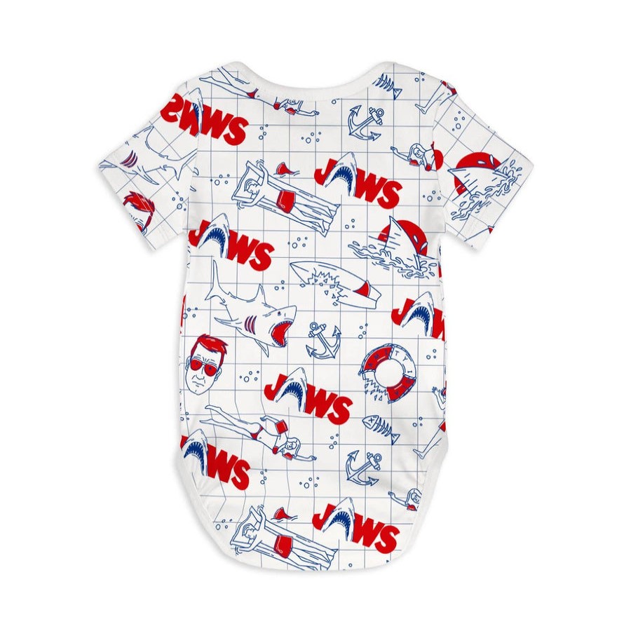 Clothes Just Shoes for Kids | Sleep No More Jaws Organic Baby Bodysuit