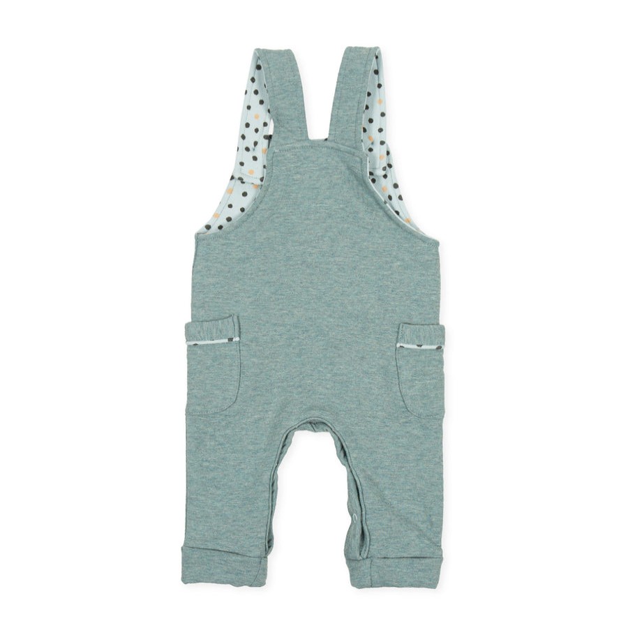 Clothes Tutto Piccolo | Tutto Piccolo 9405 Peto Felpa Dungaree - See Green