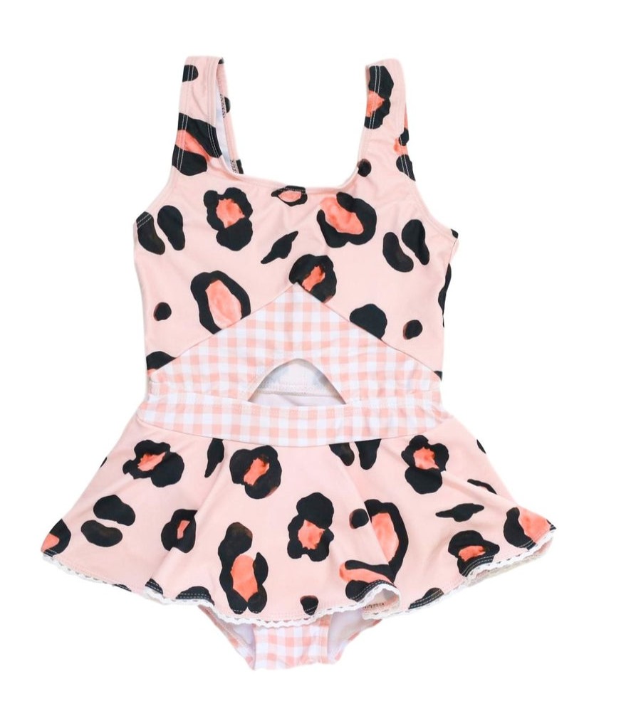 Clothes Blueberry Bay | Blueberry Bay Pink Moon Bay One Piece Swimsuit