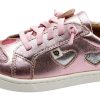 Shoes Old Soles Girl'S Casual Shoes | Old Soles Girl'S 6136 Hearty Runner Sneakers - Pink Frost/Glam Argent/Silver/Glam Pink/Fuchsia Foil