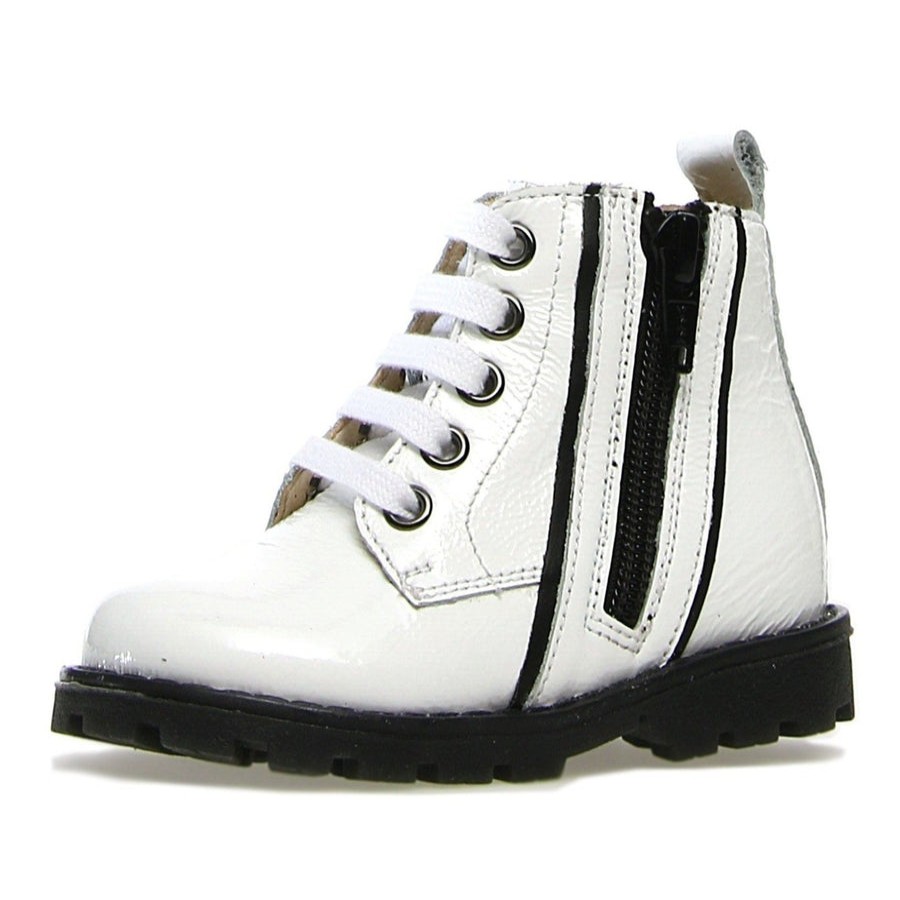 Shoes Naturino Girl'S Boots | Naturino Girl'S Root Naplak Boot Shoes - White