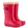 Shoes Igor Boy'S Boots | Igor Boy'S & Girl'S Splash Euri Borreguito Lined Rain Boots, Rojo