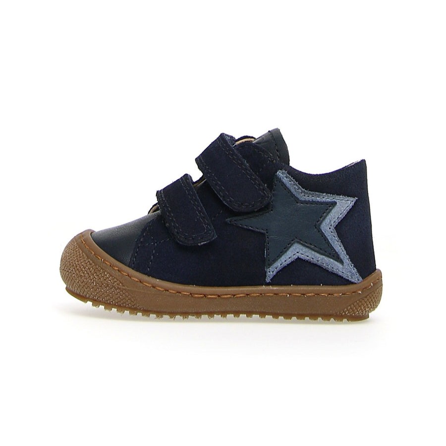 Shoes Naturino Boy'S Casual Shoes | Naturino Girl'S & Boy'S Flexy Vl Nappa Suede Spazz. Sneakers - Navy