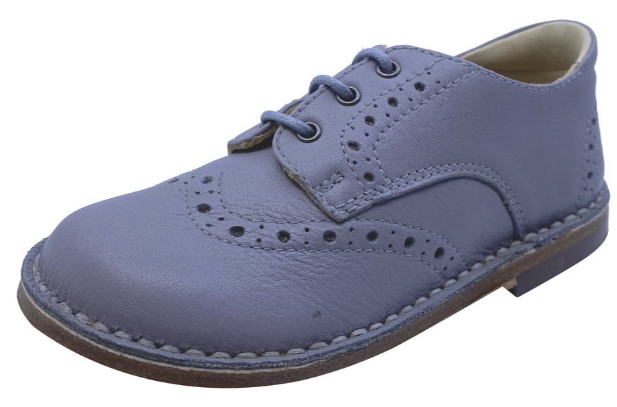 Shoes Eureka Boy'S Casual Shoes | Eureka Boy'S Grey Handcrafted Leather Oxford