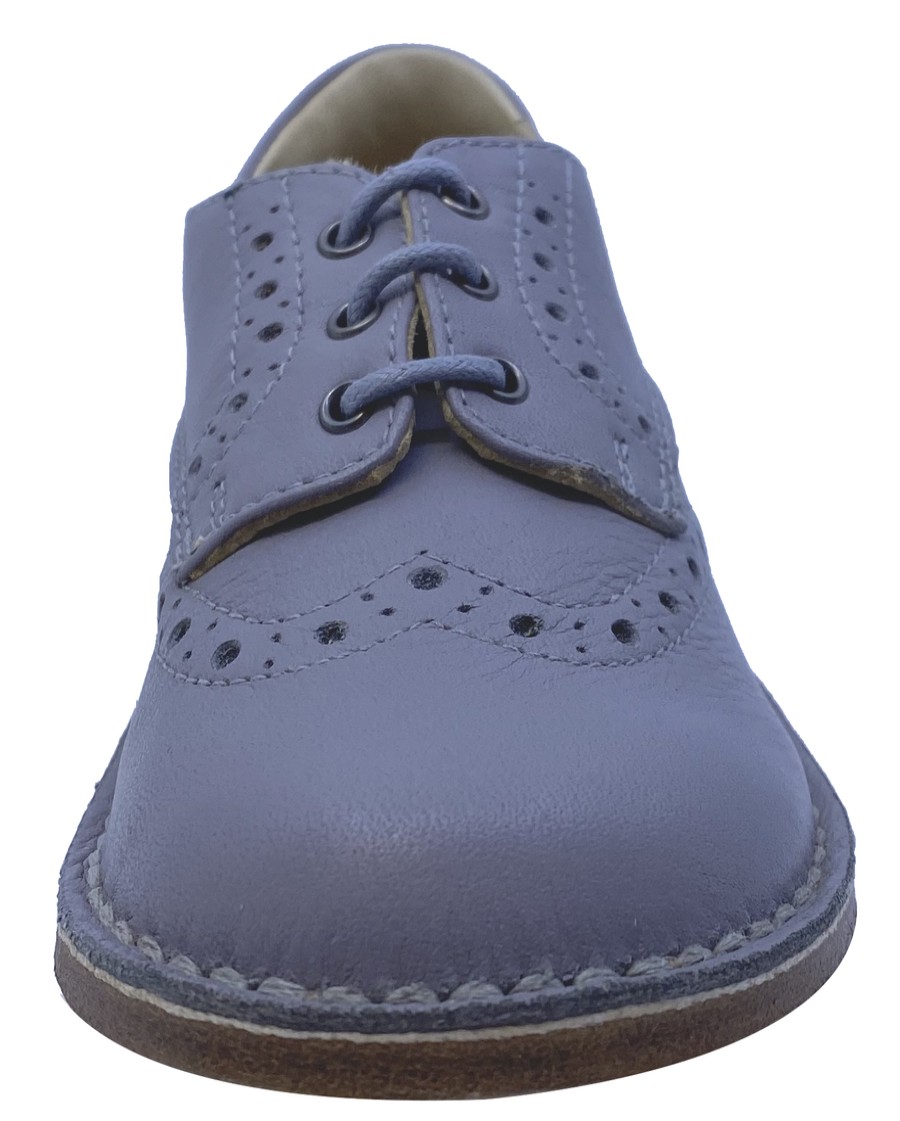 Shoes Eureka Boy'S Casual Shoes | Eureka Boy'S Grey Handcrafted Leather Oxford