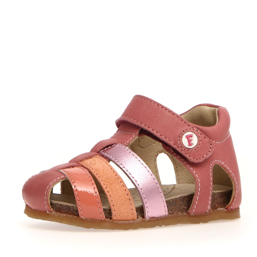 Shoes Naturino Girl'S Sandals | Naturino Falcotto Girl'S Alby Fisherman Sandals - Clay/Salmon