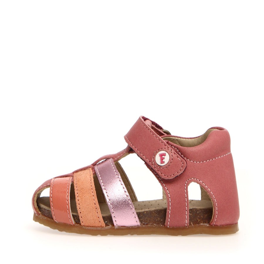 Shoes Naturino Girl'S Sandals | Naturino Falcotto Girl'S Alby Fisherman Sandals - Clay/Salmon